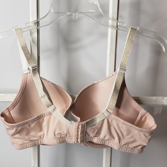 Perfects Perfectly Australian Balconette Padded Underwire Lace Sparkles Bra 38 C - Picture 10 of 13